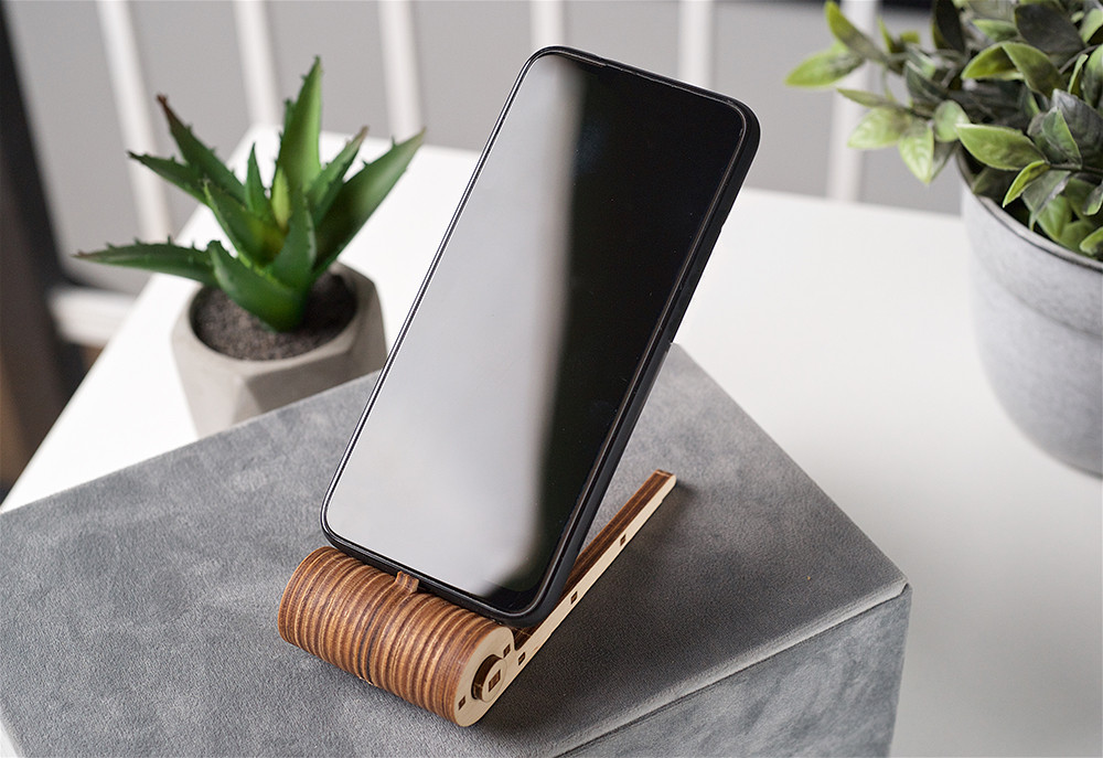 Ugears Foldable Phone Holder in India. Wooden Stand from Ugears