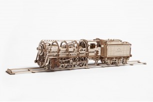 Steam Locomotive with Tender