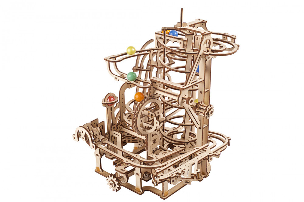 Ugears model kit Marble Run Spiral Hoist