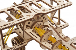 Mini-Biplane mechanical model kit