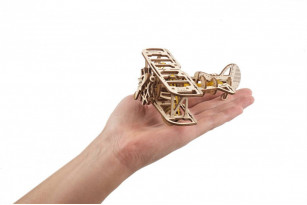 Mini-Biplane mechanical model kit