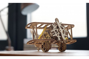 Mini-Biplane mechanical model kit
