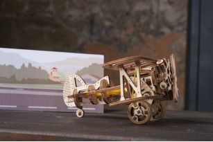 Mini-Biplane mechanical model kit