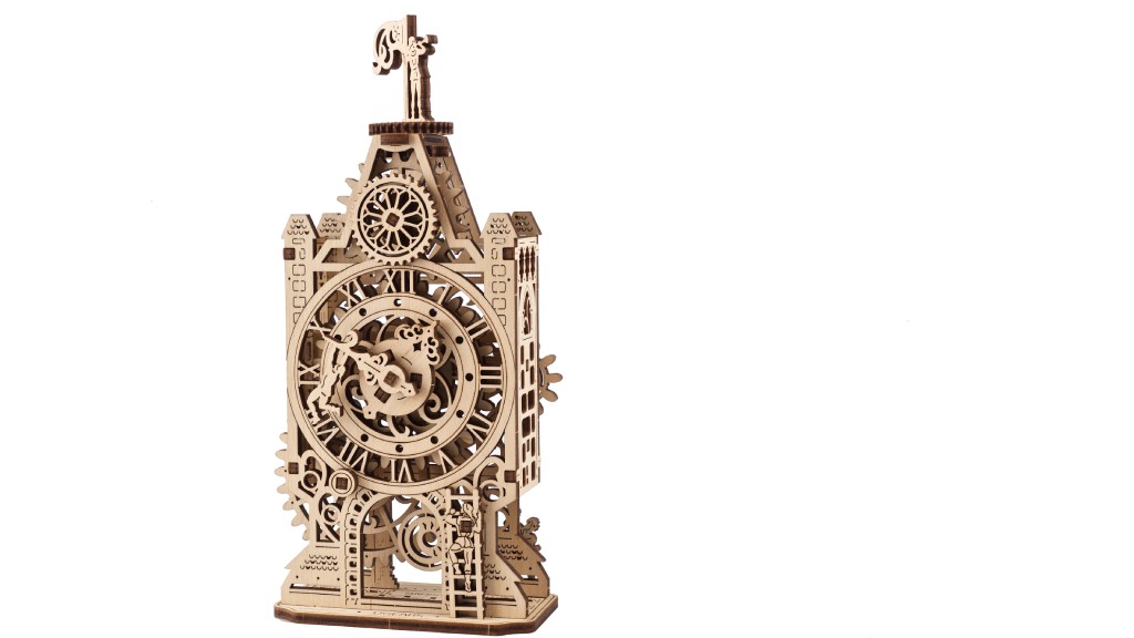 Old Clock Tower mechanical model kit