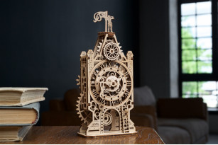 Old Clock Tower mechanical model kit