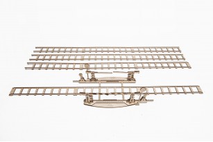 Set of Rails with Crossing