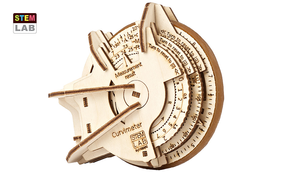 Curvimeter educational mechanical model kit