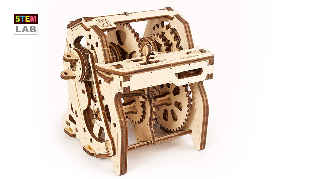 «Gearbox» educational mechanical model kit