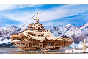 Tugboat mechanical model kit